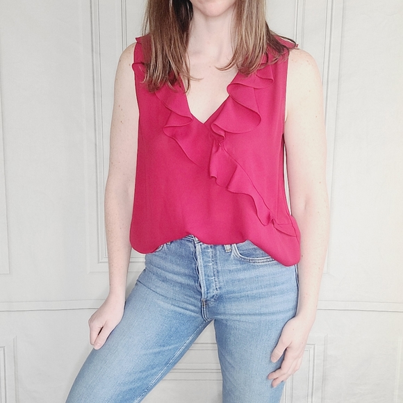 Zara Ruffle Tank Top - Picture 2 of 7